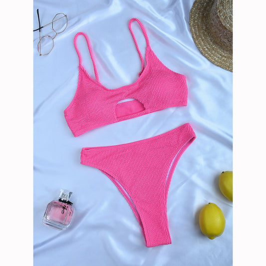 High Waist Split Swimwear