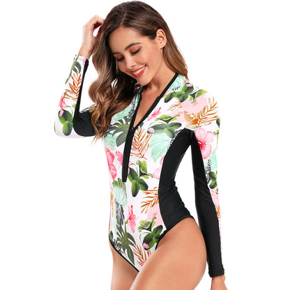 One Piece Surfing Swimsuit