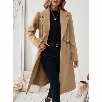 Notch Lapel Trench Coat