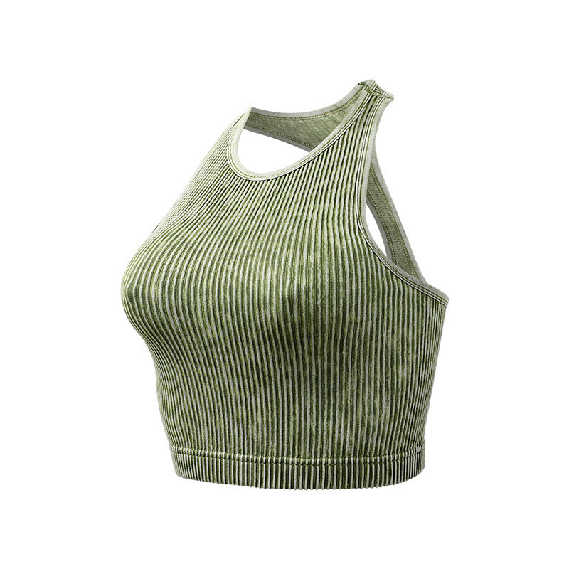 Single Layer Without Cup Female Running Fitness Clothes