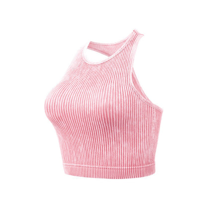 Single Layer Without Cup Female Running Fitness Clothes