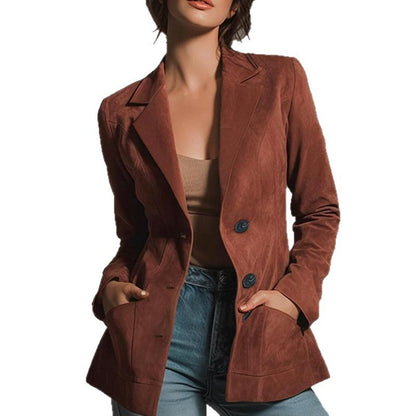 Women's Autumn Thickening Fashion Elegant Small Suit Coat