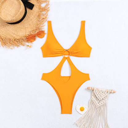 Triangle One Piece Swimsuit
