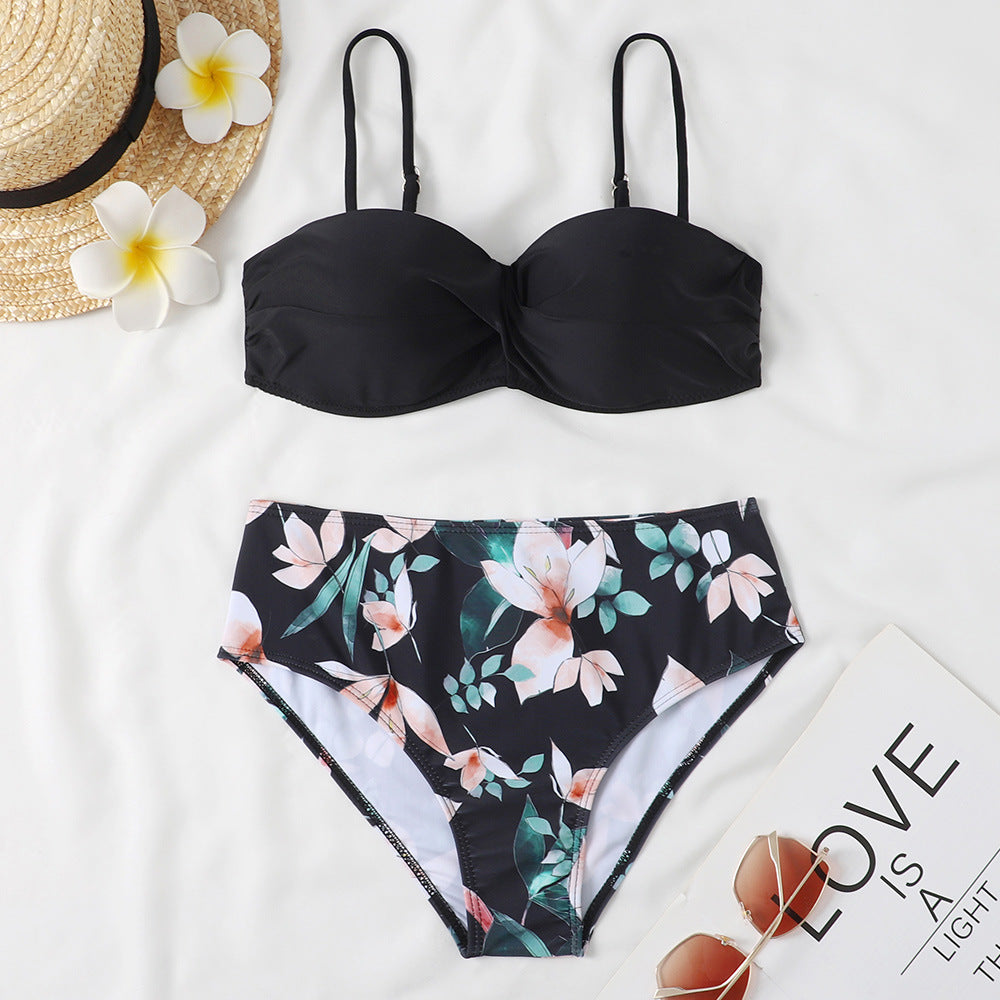 Gradient Surfing Split Bikini