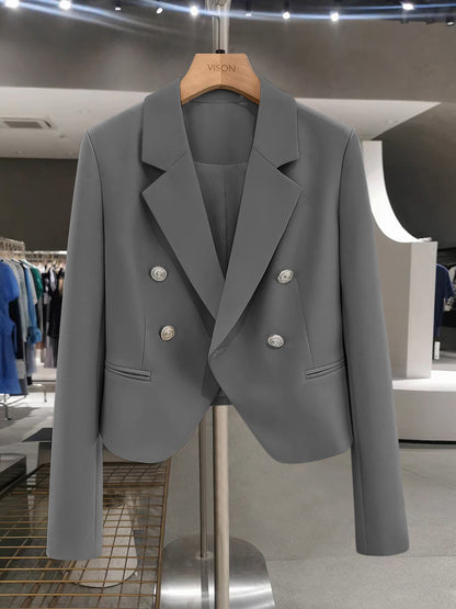 French Style Short Suit Coat Female Young