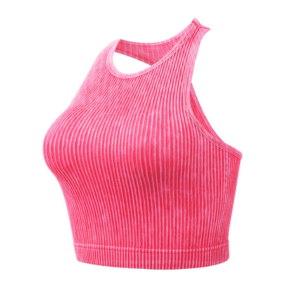 Single Layer Without Cup Female Running Fitness Clothes