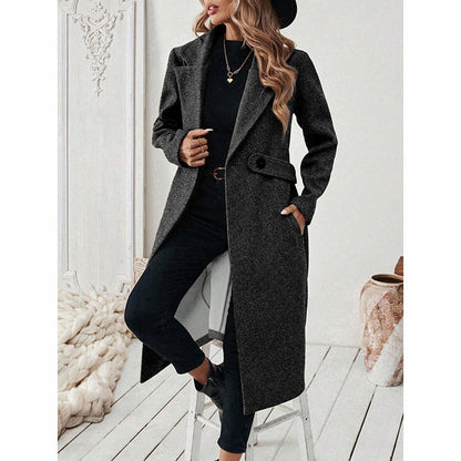 Notch Lapel Trench Coat