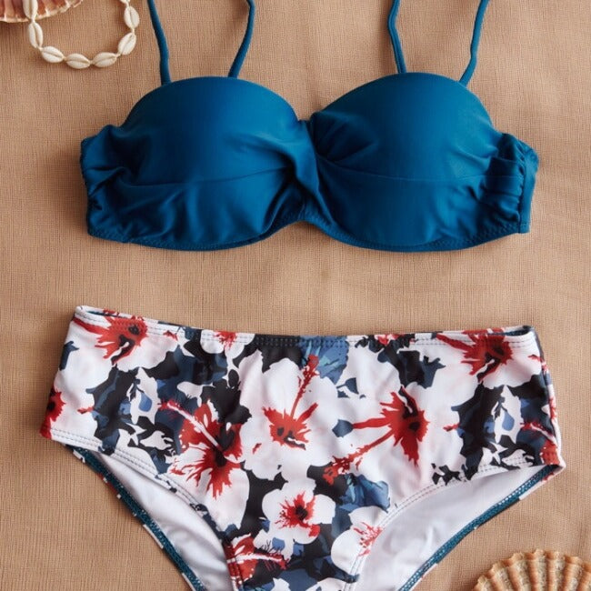 Gradient Surfing Split Bikini