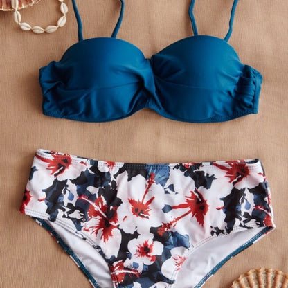 Gradient Surfing Split Bikini