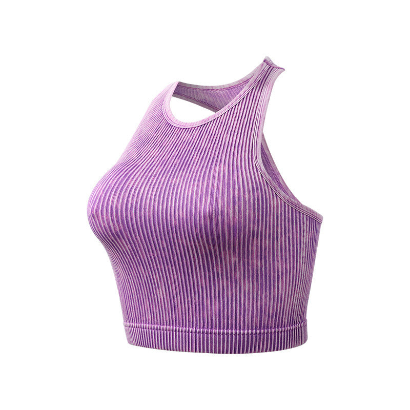 Single Layer Without Cup Female Running Fitness Clothes