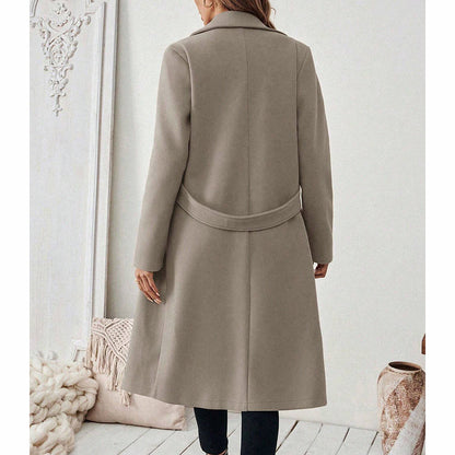 Notch Lapel Trench Coat