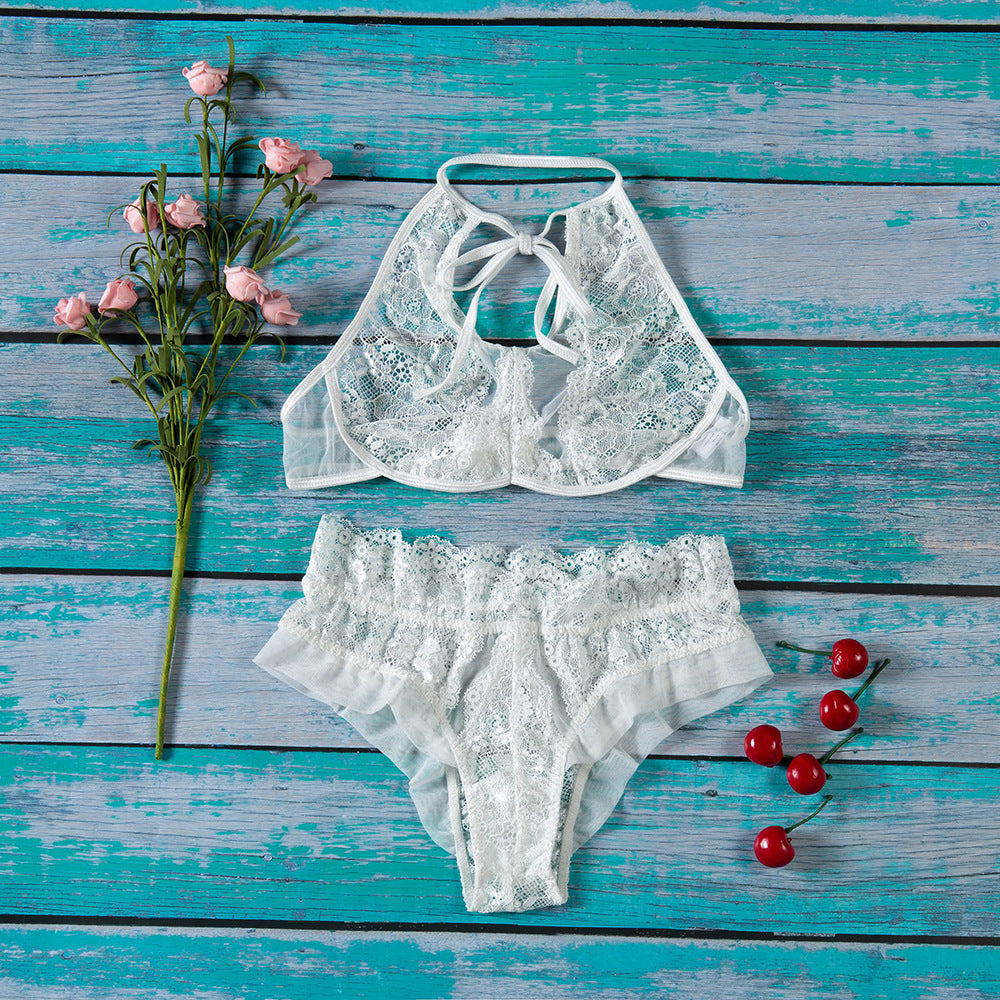 Erotic perspective underwear lace suit