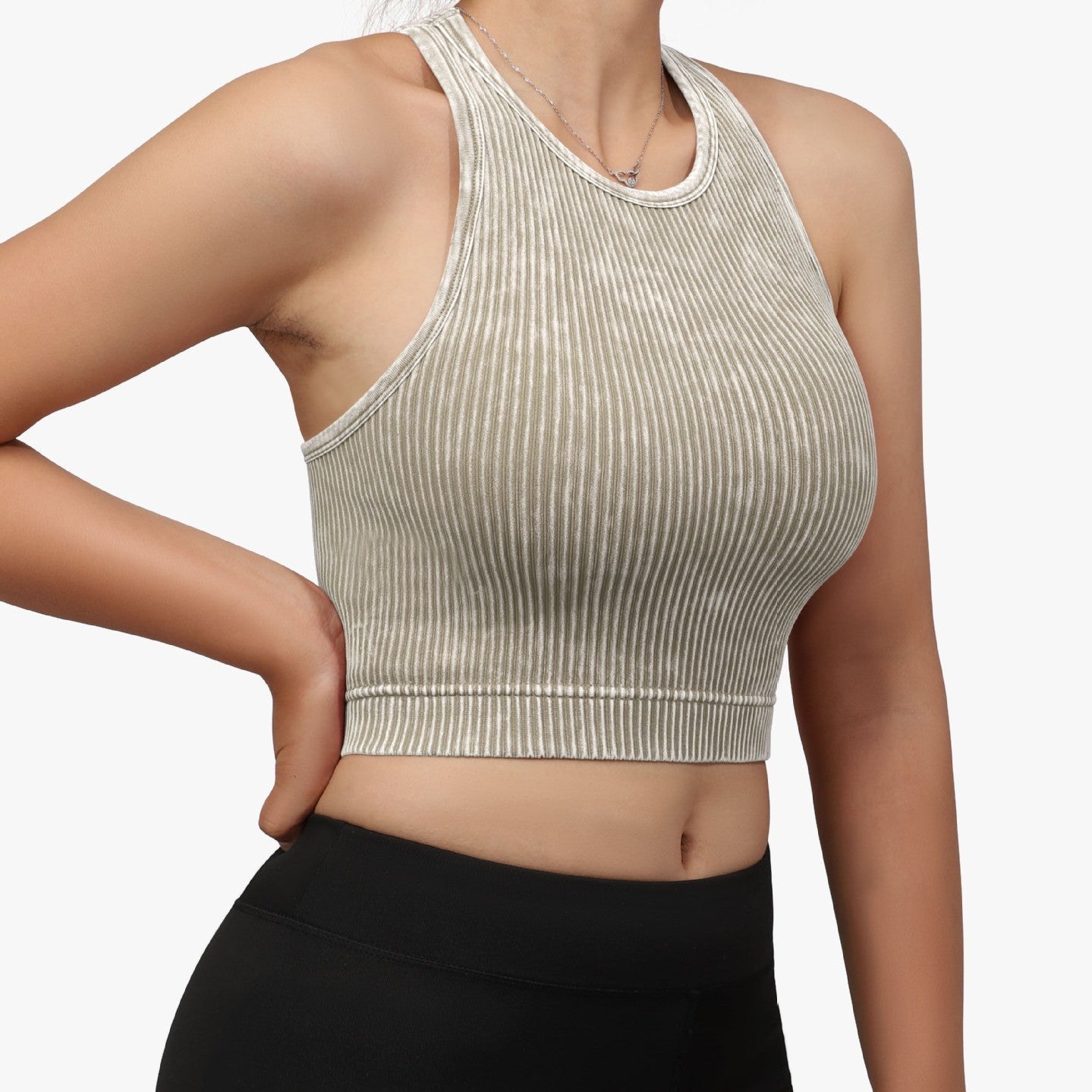 Single Layer Without Cup Female Running Fitness Clothes