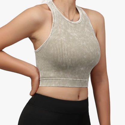 Single Layer Without Cup Female Running Fitness Clothes