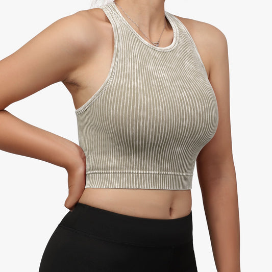Single Layer Without Cup Female Running Fitness Clothes
