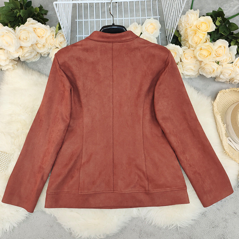 Women's Autumn Thickening Fashion Elegant Small Suit Coat