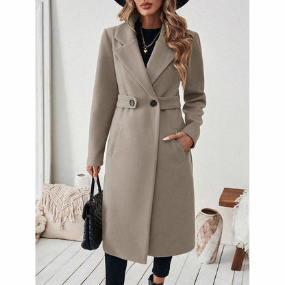 Notch Lapel Trench Coat
