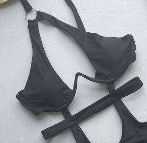 One-piece Pure Color Swimsuit