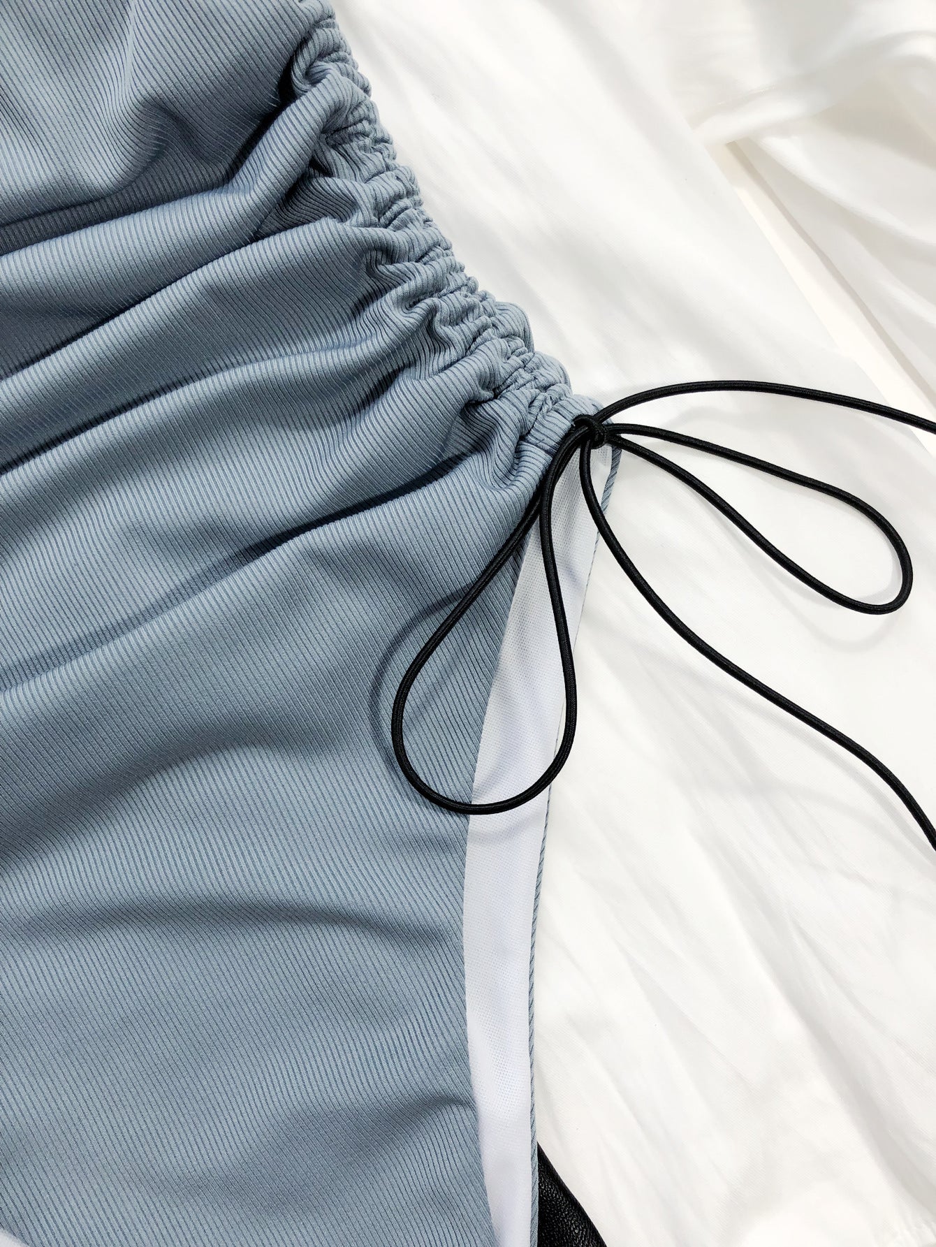 Integrated Drawstring One Piece